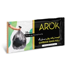 کیسه زباله رولی بزرگ 85*65 - 25 عددی
